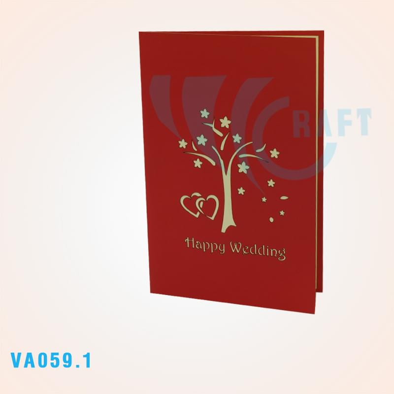 Valentine Tree Pop Up Card 2