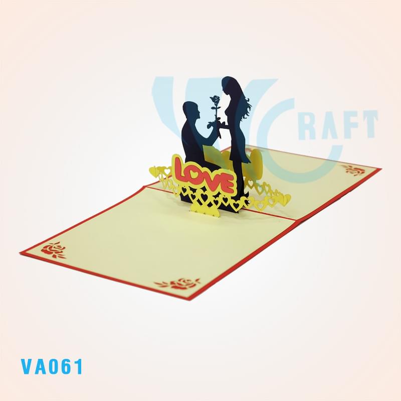 Engagement Pop Up Card