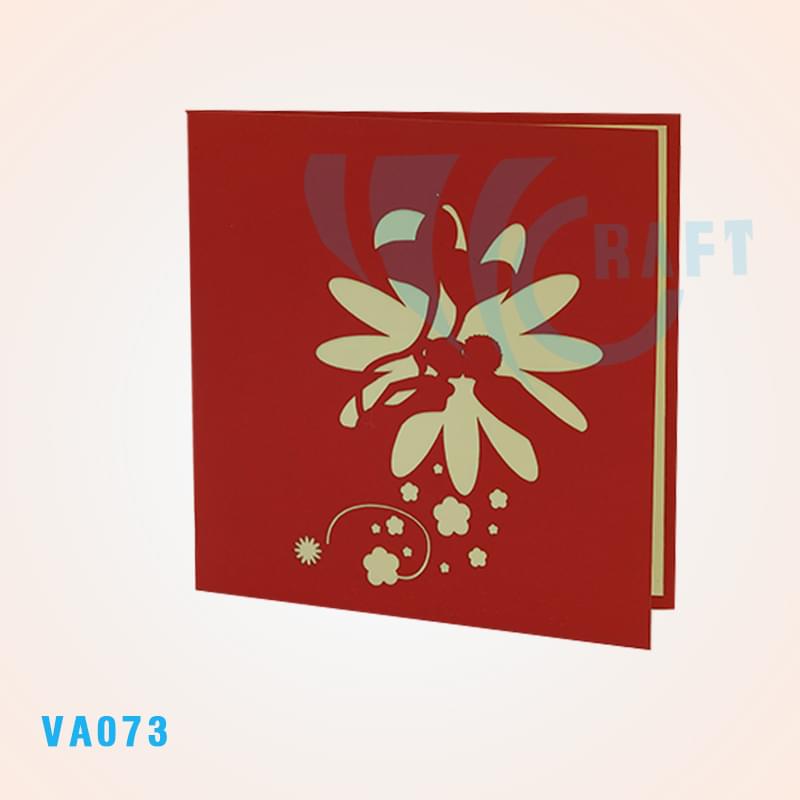 The Lovely Kiss Pop Up Card