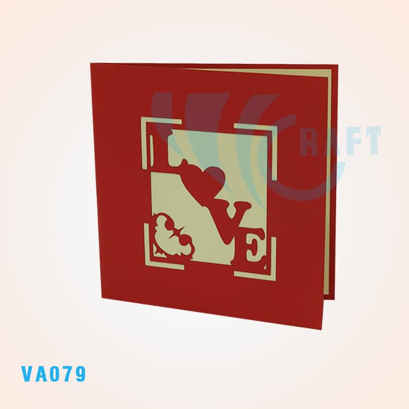 Wings Of Love Pop Up Card