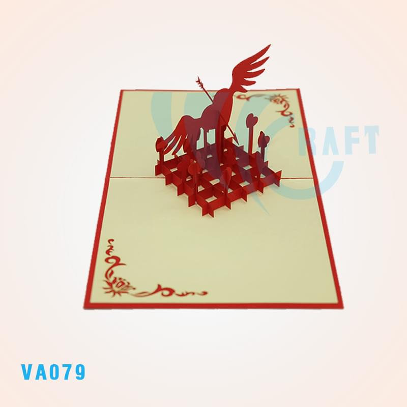 Wings Of Love Pop Up Card