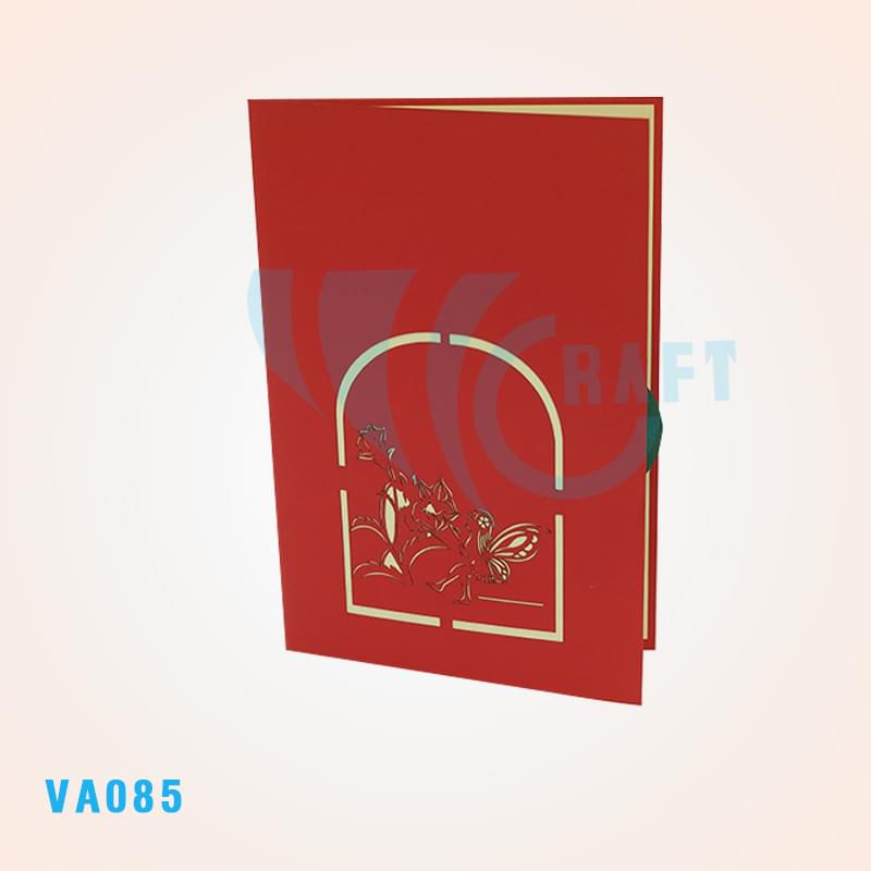 Angel's House Pop Up Card