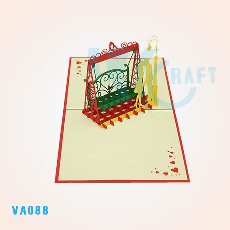 Love Swing Pop Up Card
