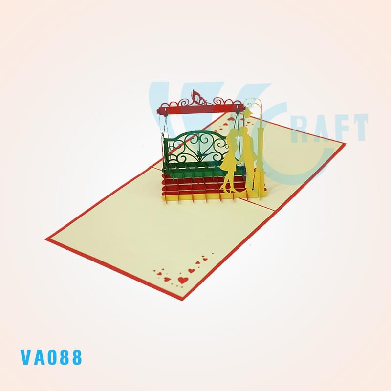 Love Swing Pop Up Card