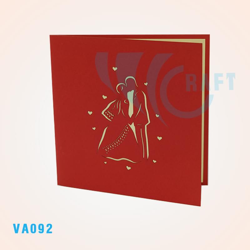 Bride And Groom Pop Up Card