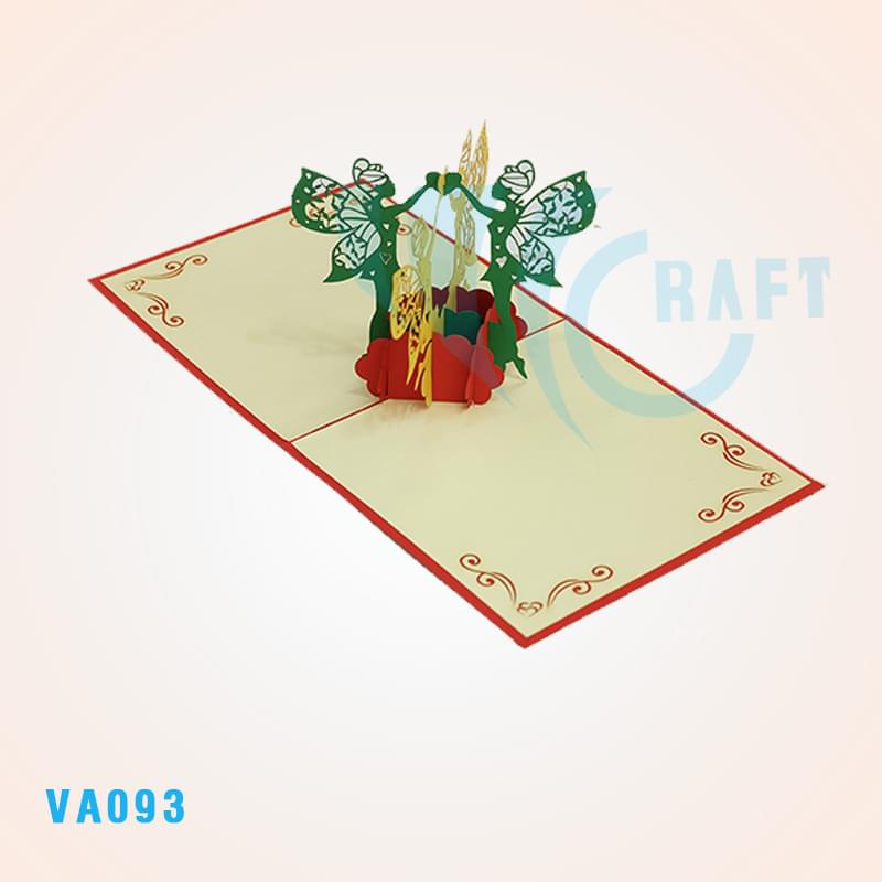4 Love Angels Pop Up Card