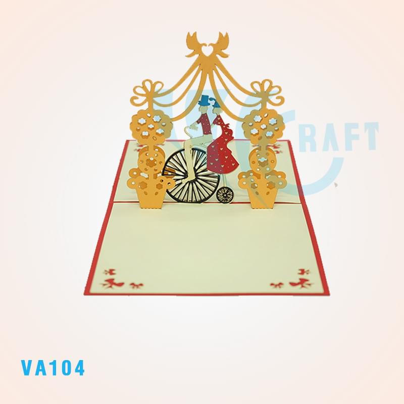 Lovely Couple Pop Up Card
