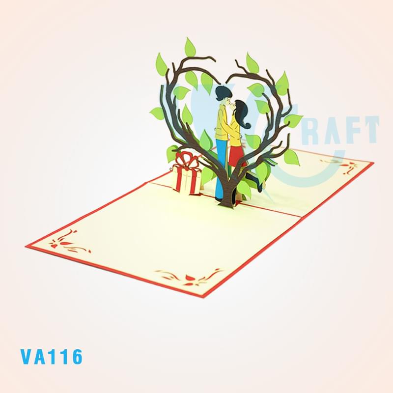 Love Tree Pop Up Card 4