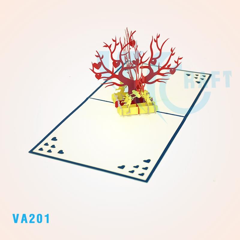 Cupid's Tree Pop Up Card