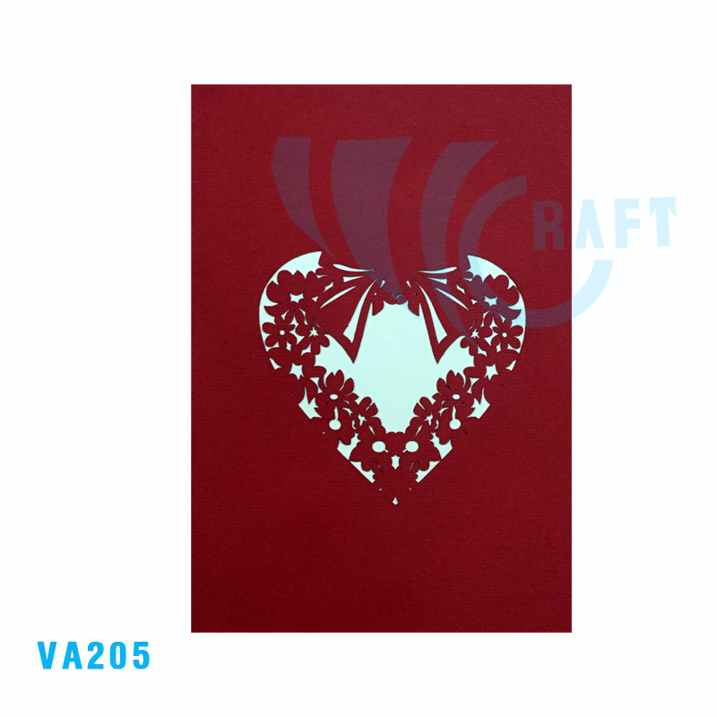 3 Love Hearts Pop Up Card