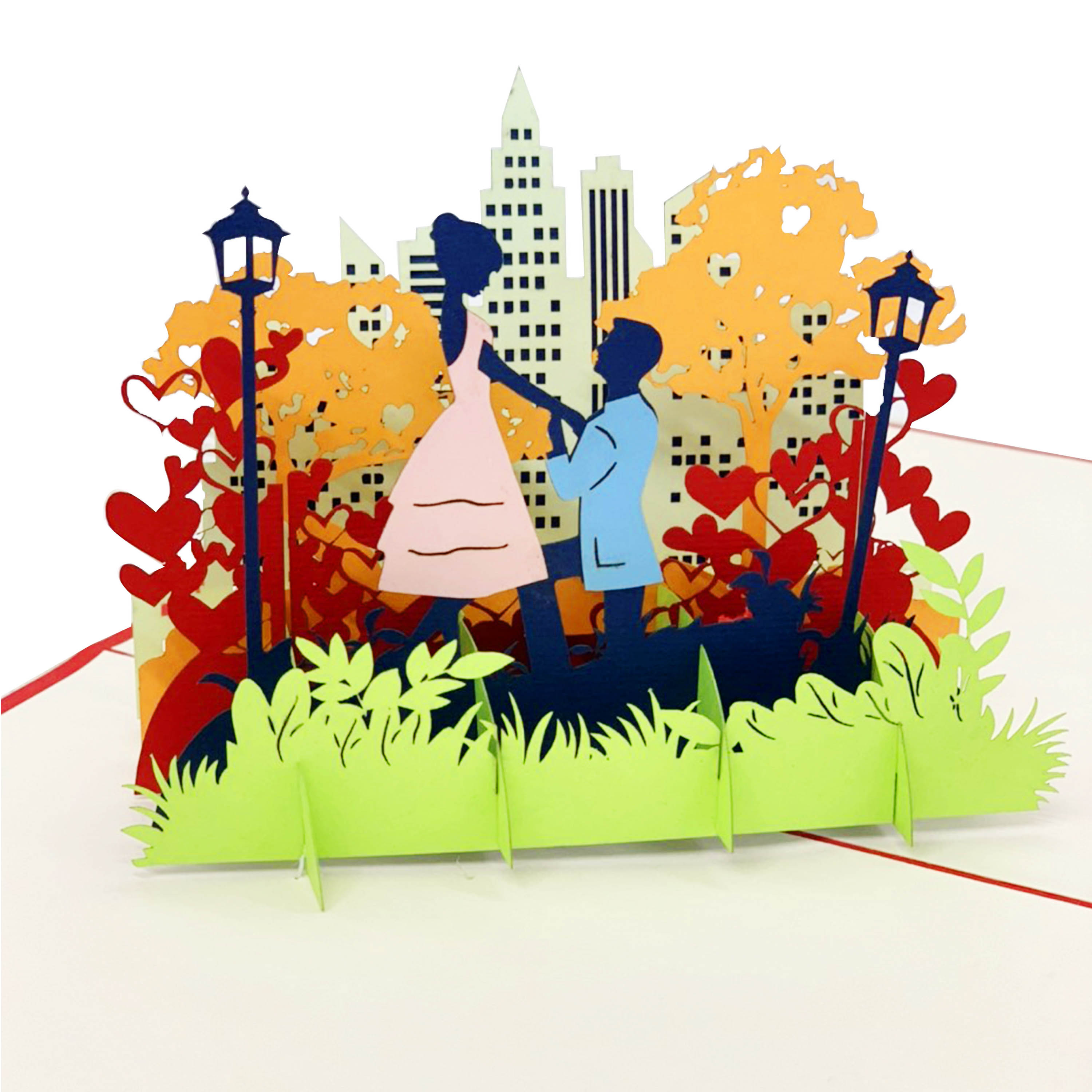 Engagement Pop Up Card