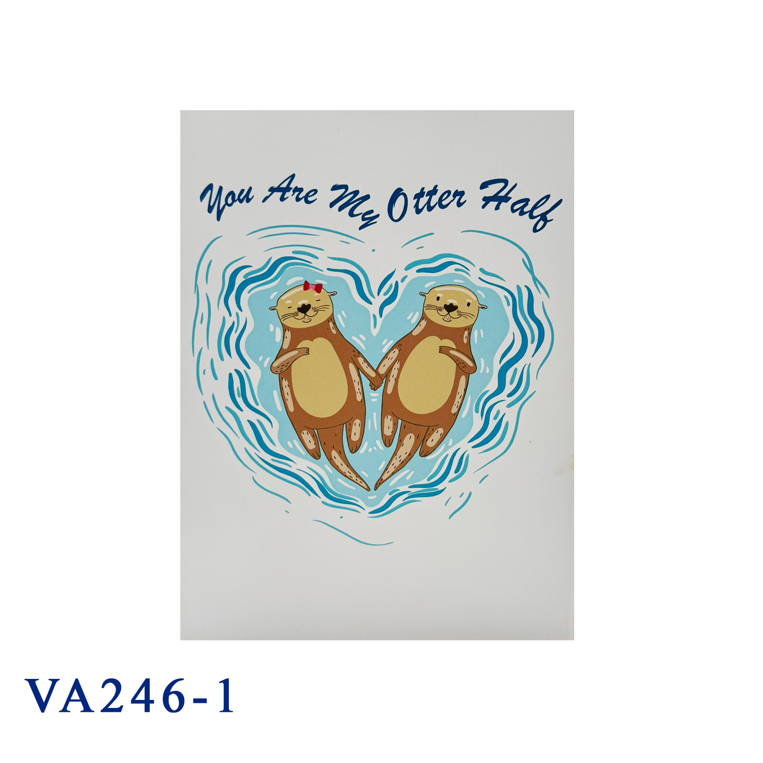 New Otterly In Love Pop Up Card