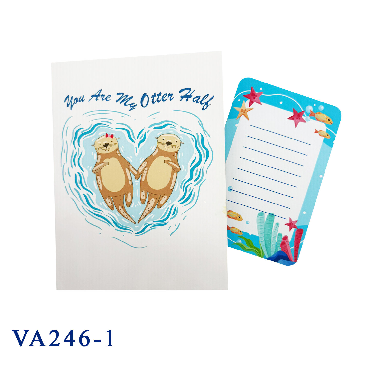 New Otterly In Love Pop Up Card