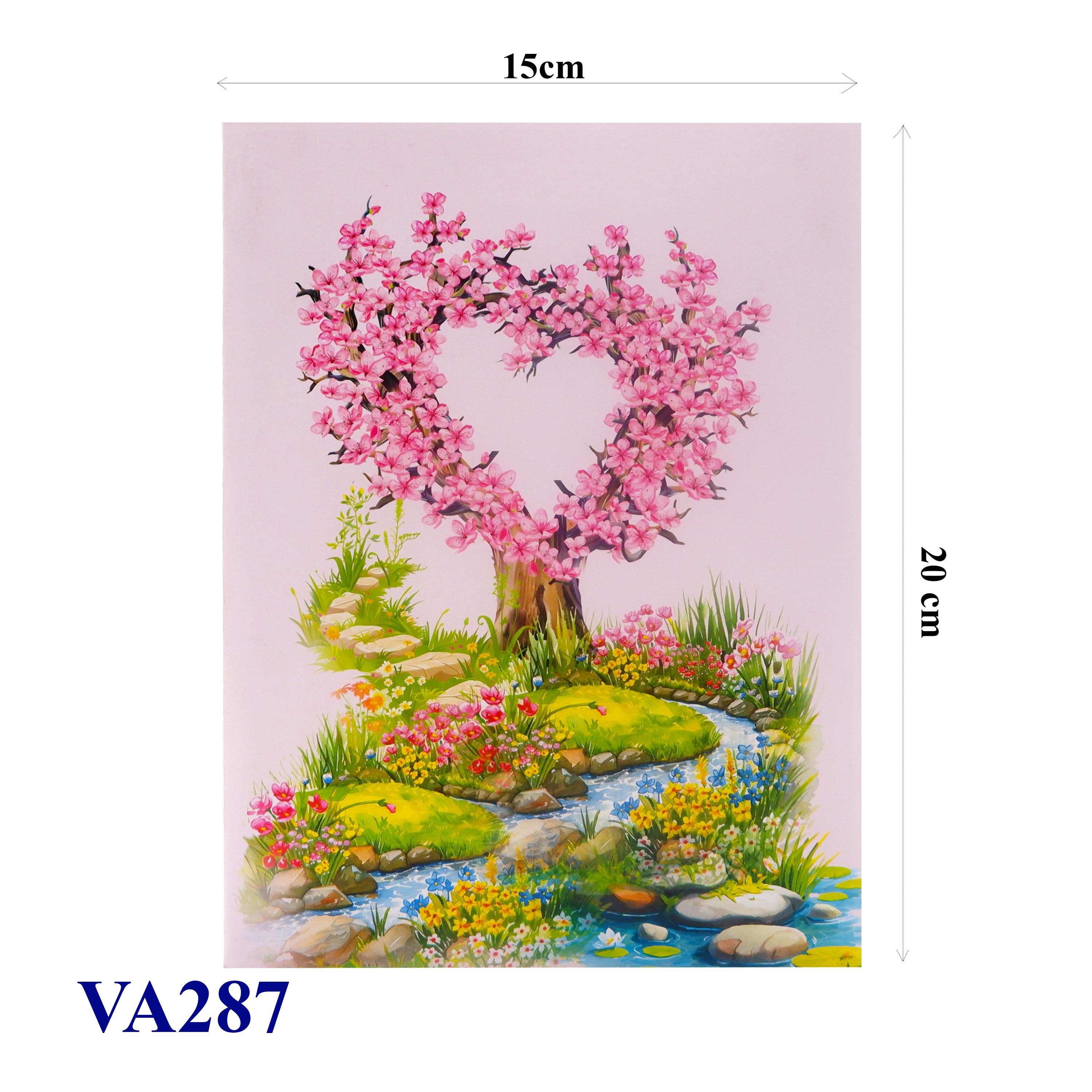 Romantic Heart Tree Pop-up Card