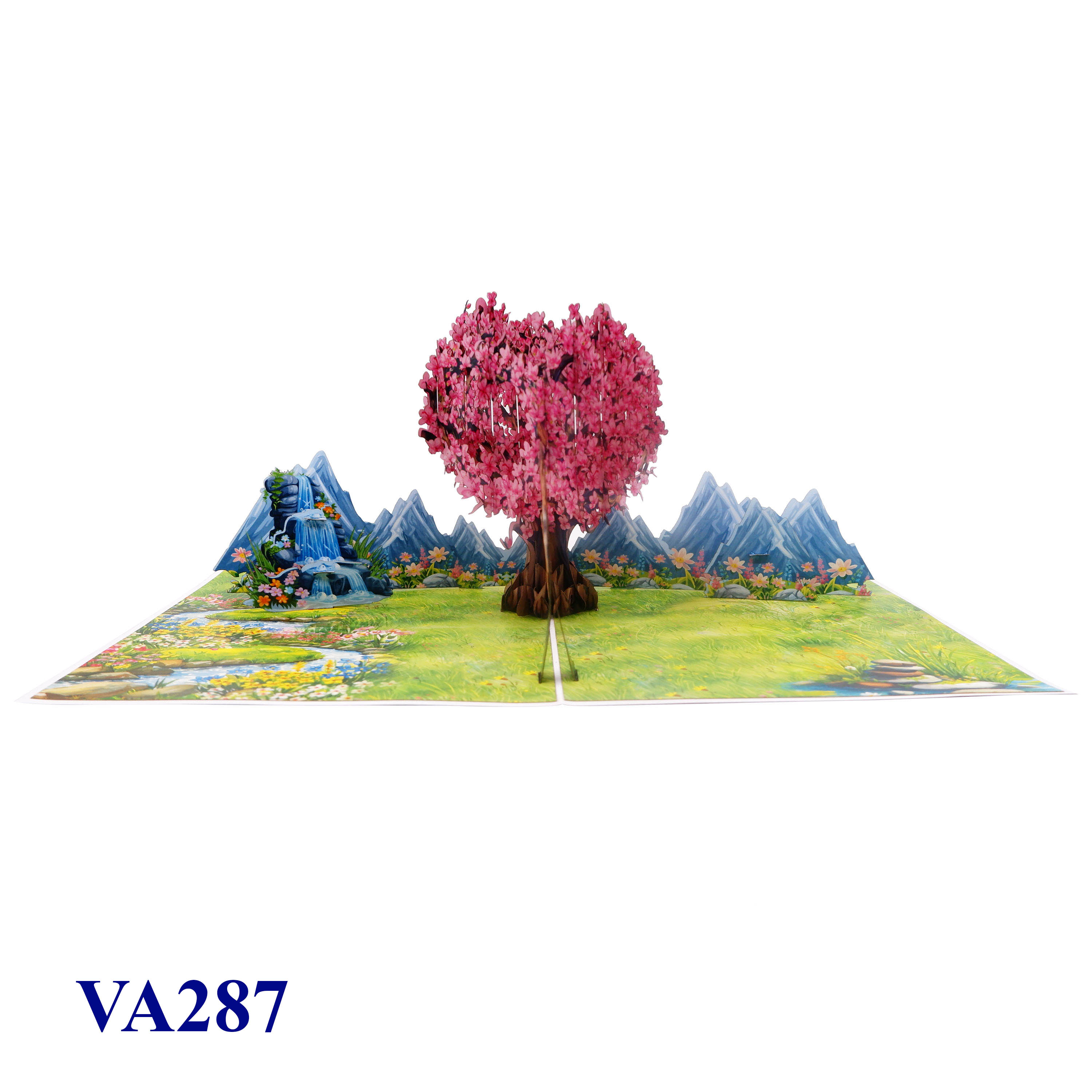 Romantic Heart Tree Pop-up Card