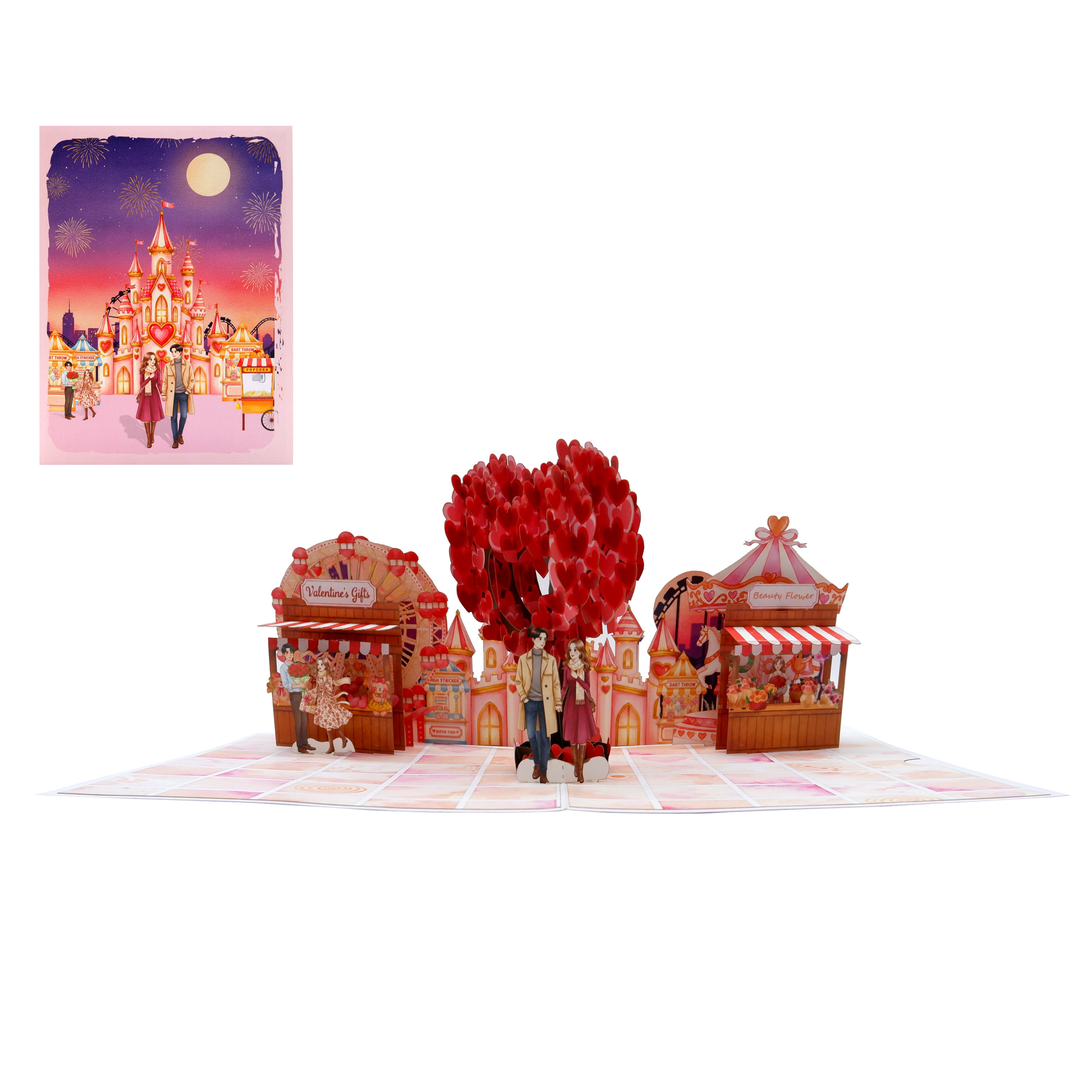 Valentines Pop Up Greeting Card