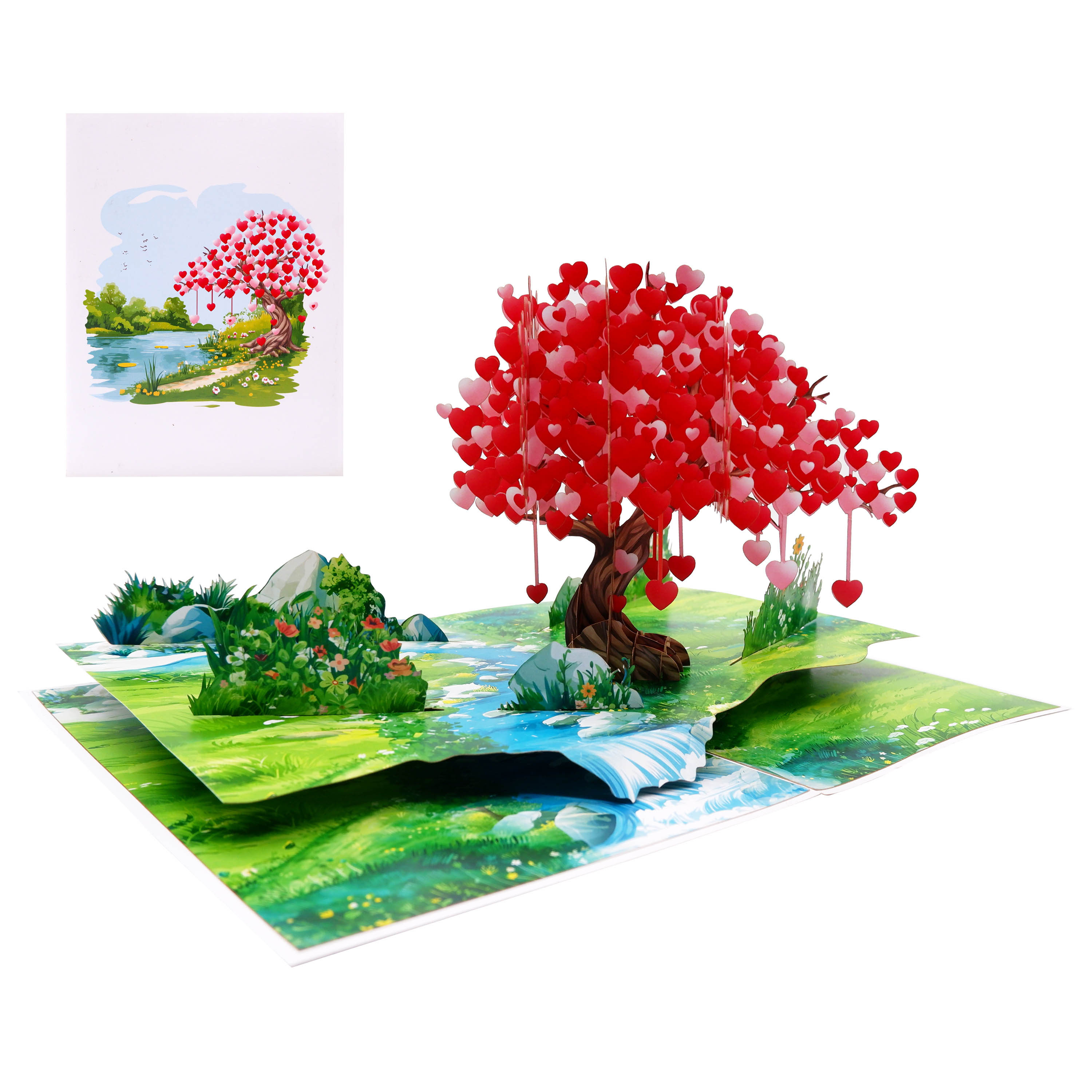 Love Tree Pop-Up Card – A Romantic 3D Story of Love