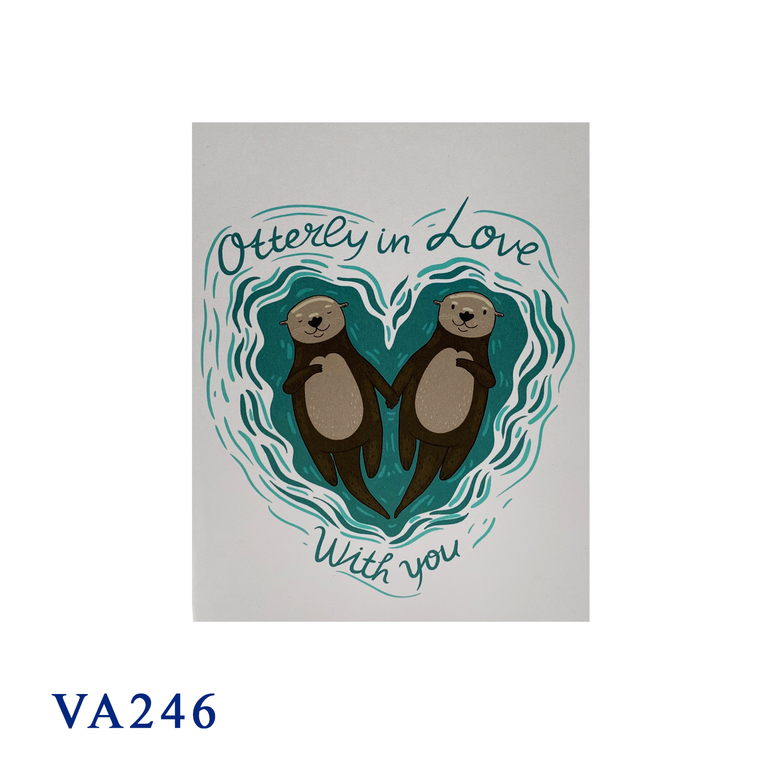 Otterly In Love Pop Up Card