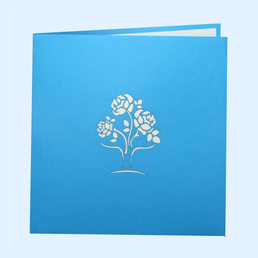 Vase Of Flower Pop Up Card