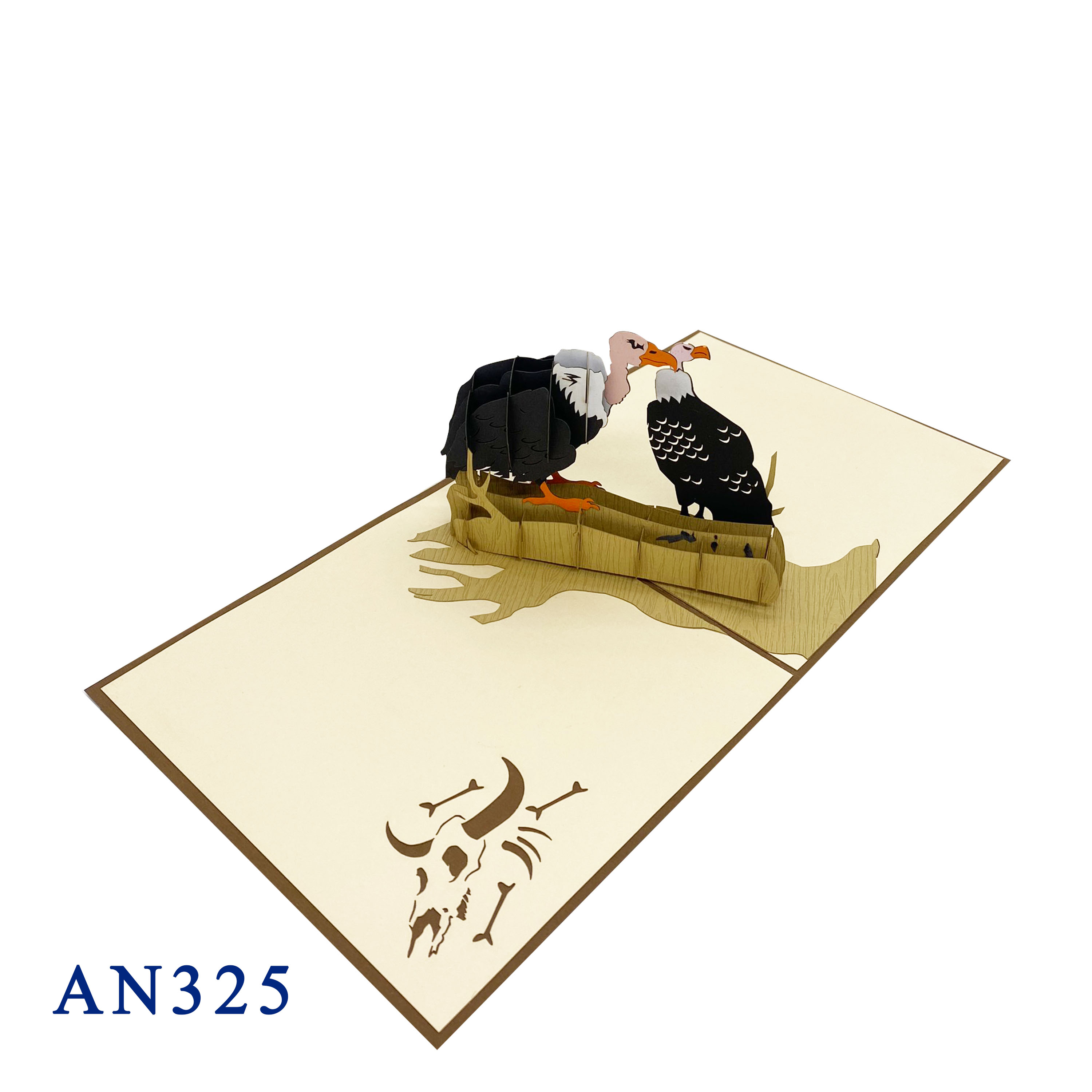 Vulture Pop Up Card