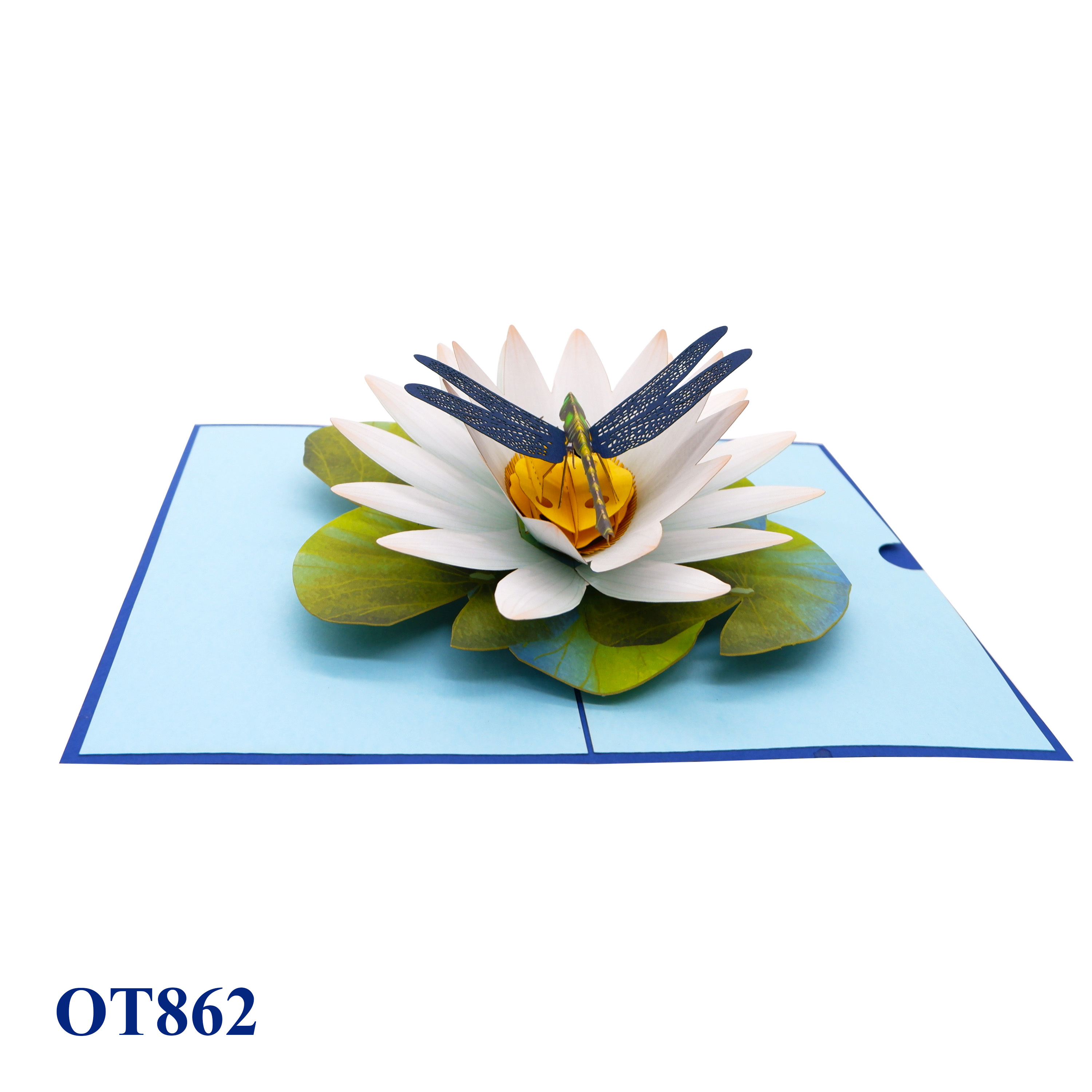 Water Lily Pop Up Card
