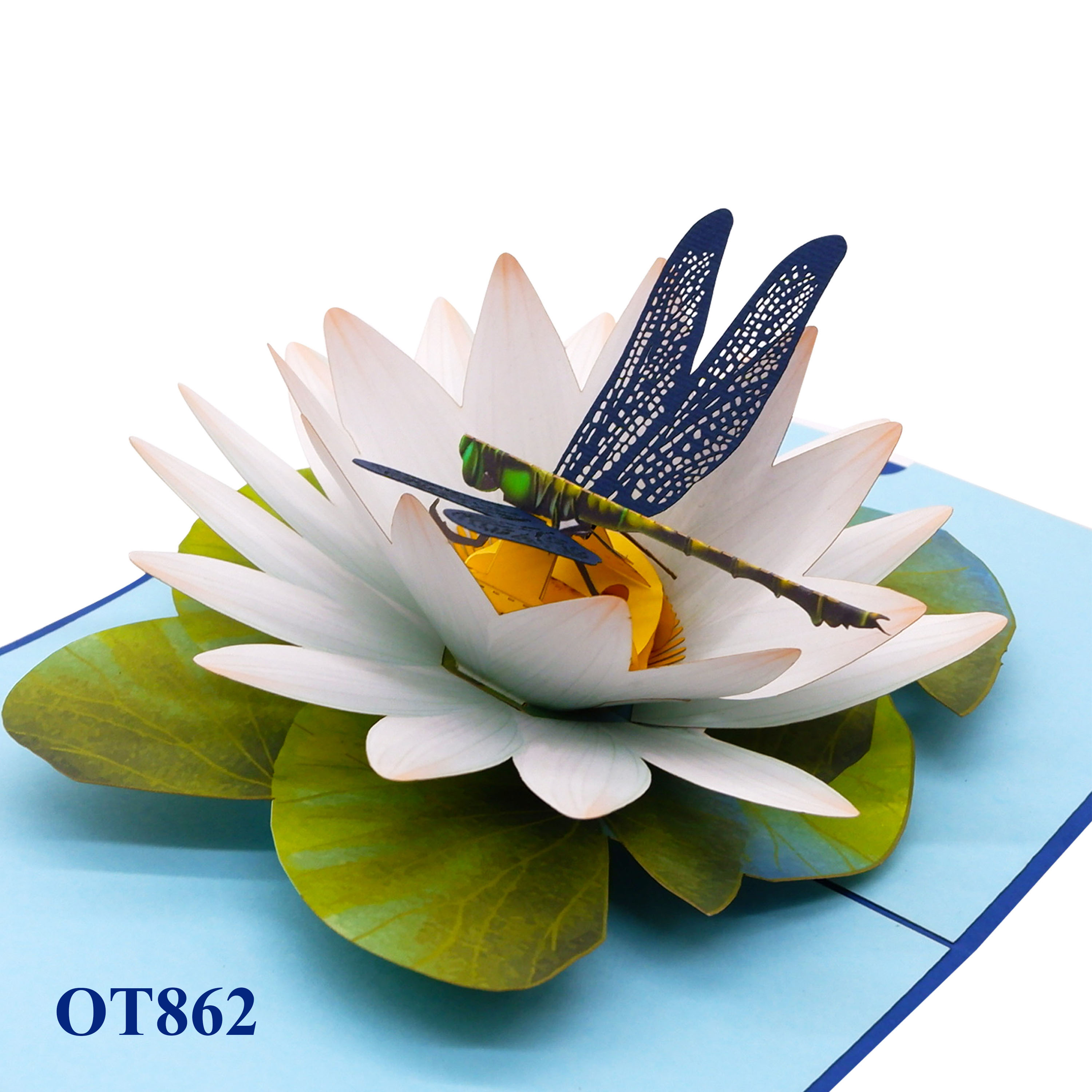 Water Lily Pop Up Card