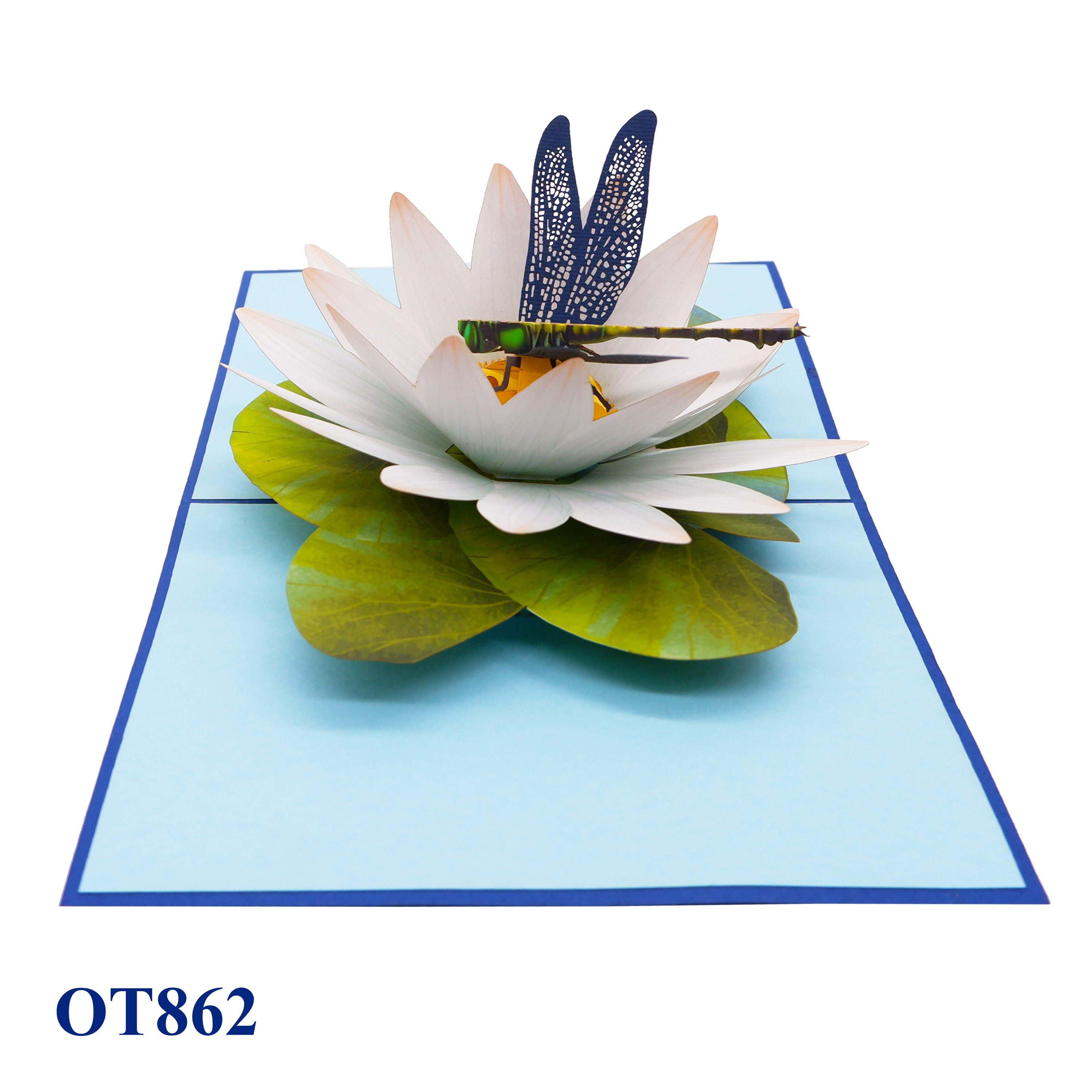 Water Lily Pop Up Card