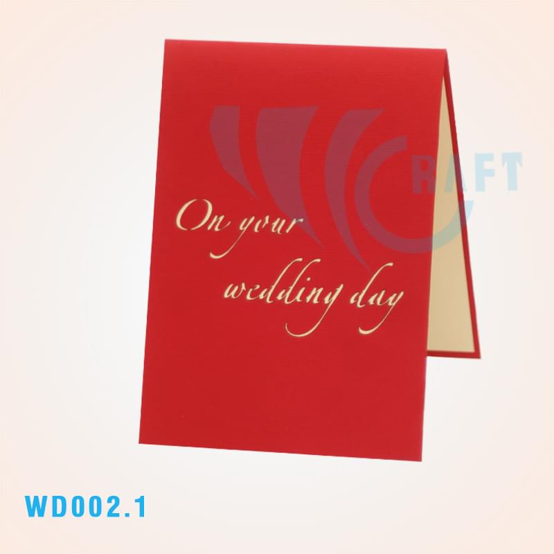 Wedding Church Pop Up Card