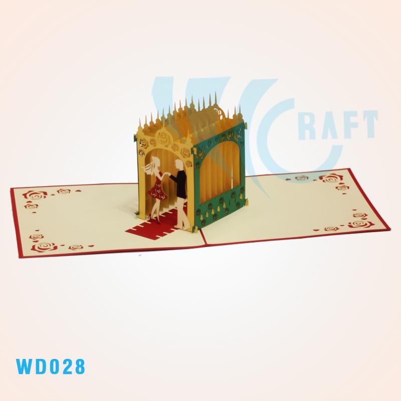 Castle Of Love Pop Up Card