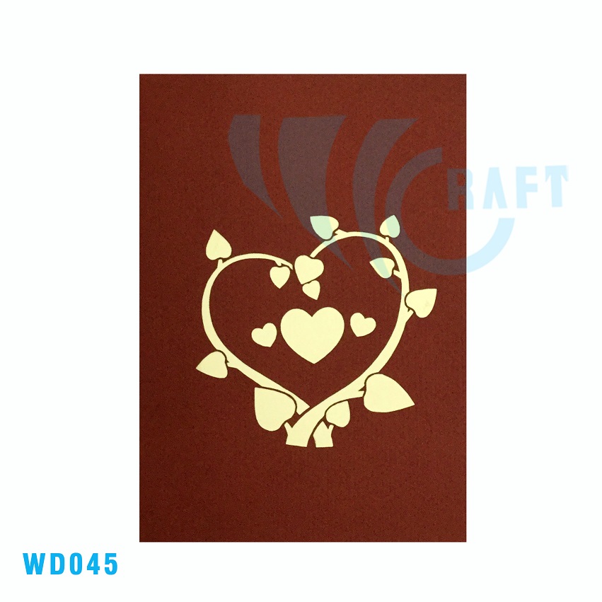 Adorable Wedding Pop Up Card