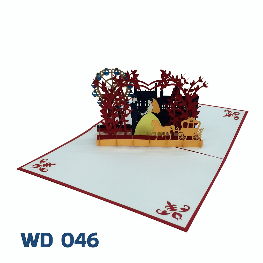 Wedding In London Pop Up Card