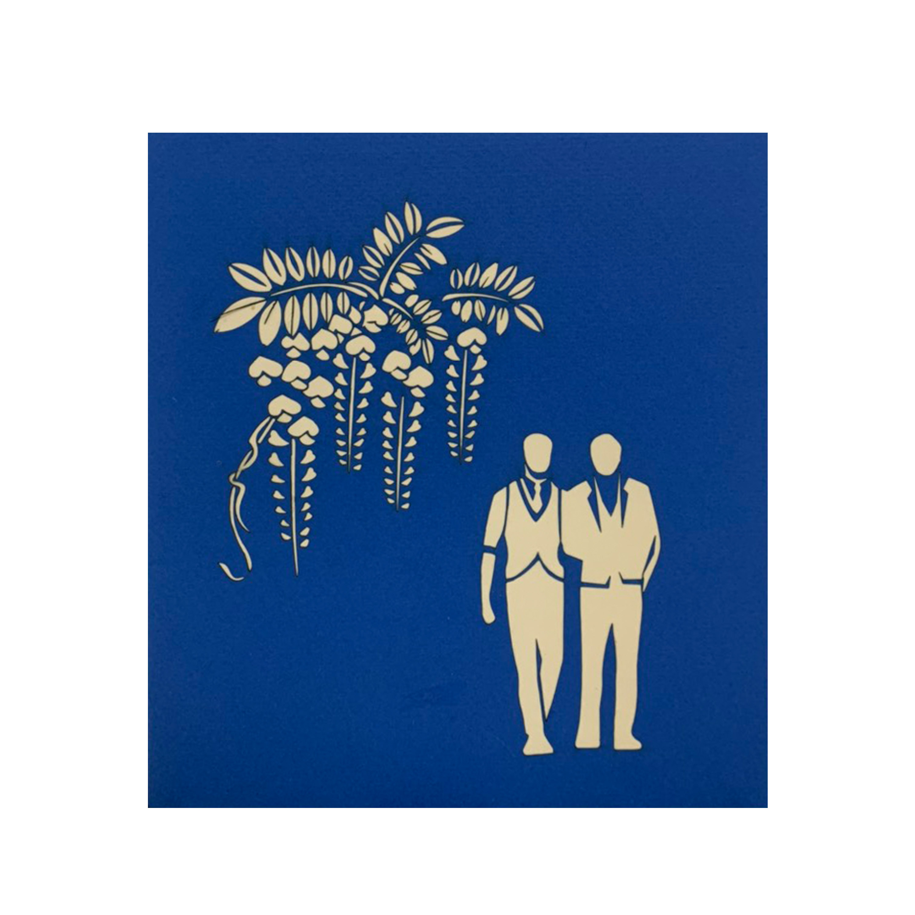 Wedding Couple Male Pop Up Card