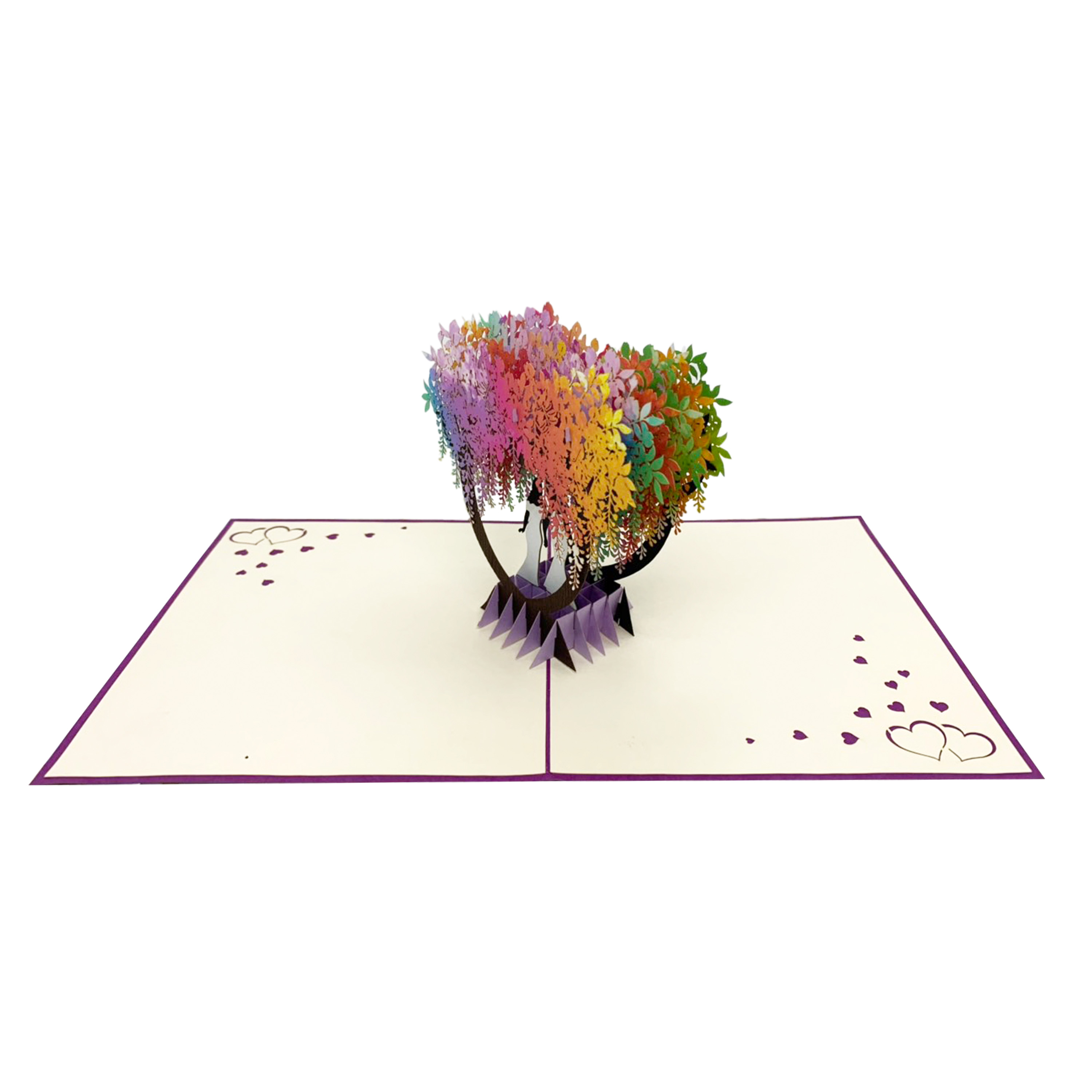 Wedding Couple Female Pop Up Card