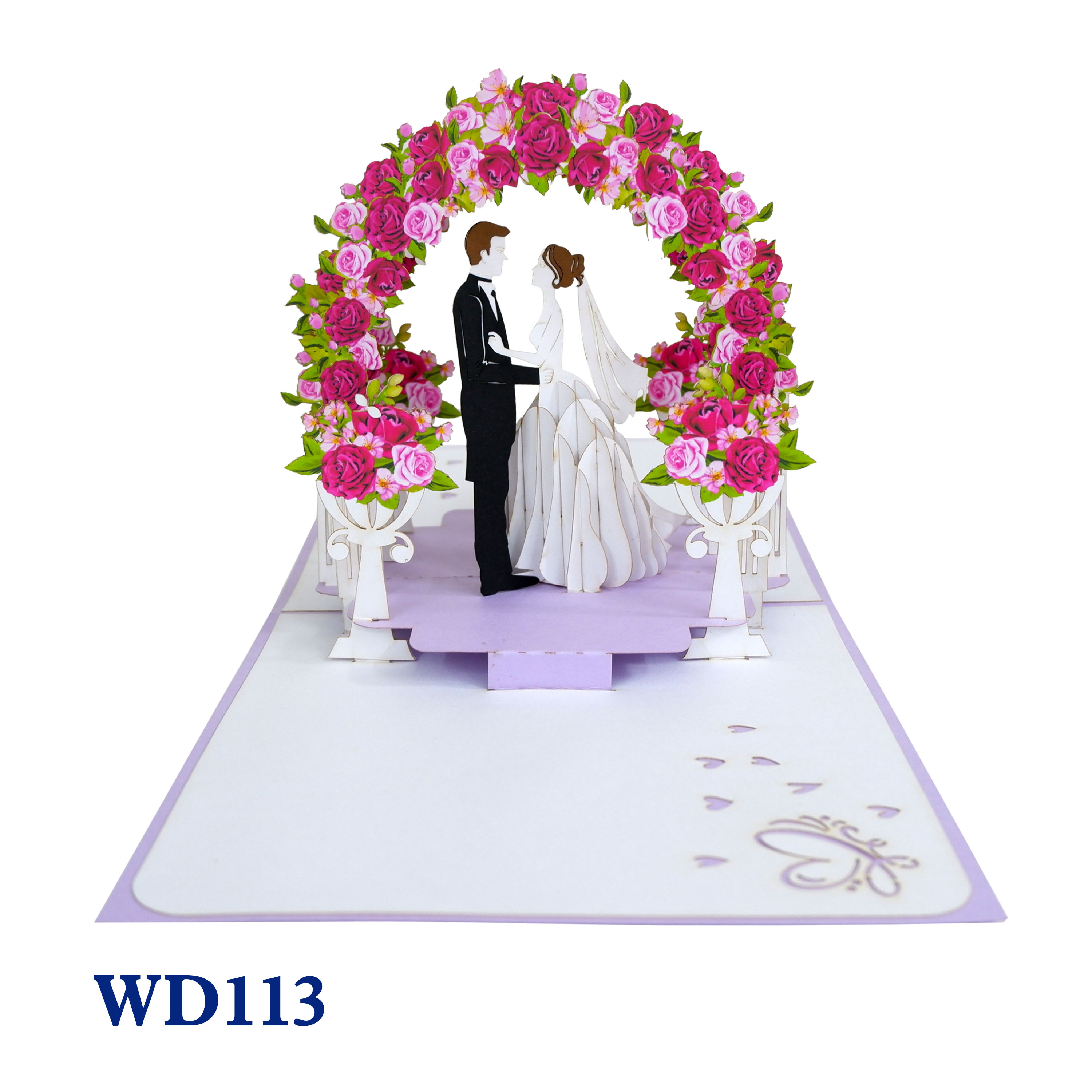 Wedding Invitation Pop Up Greeting Card