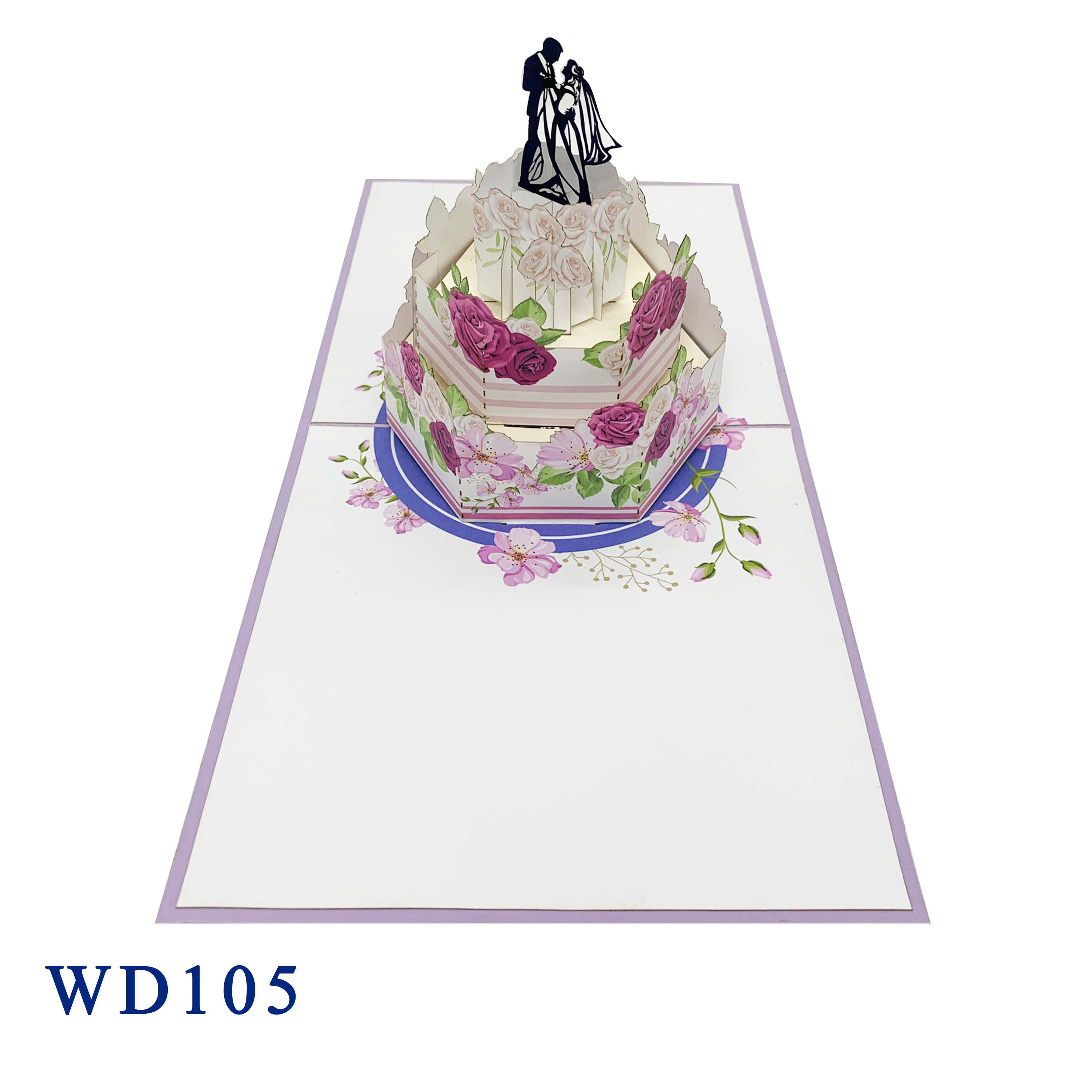Wedding Cake Pop Up Card