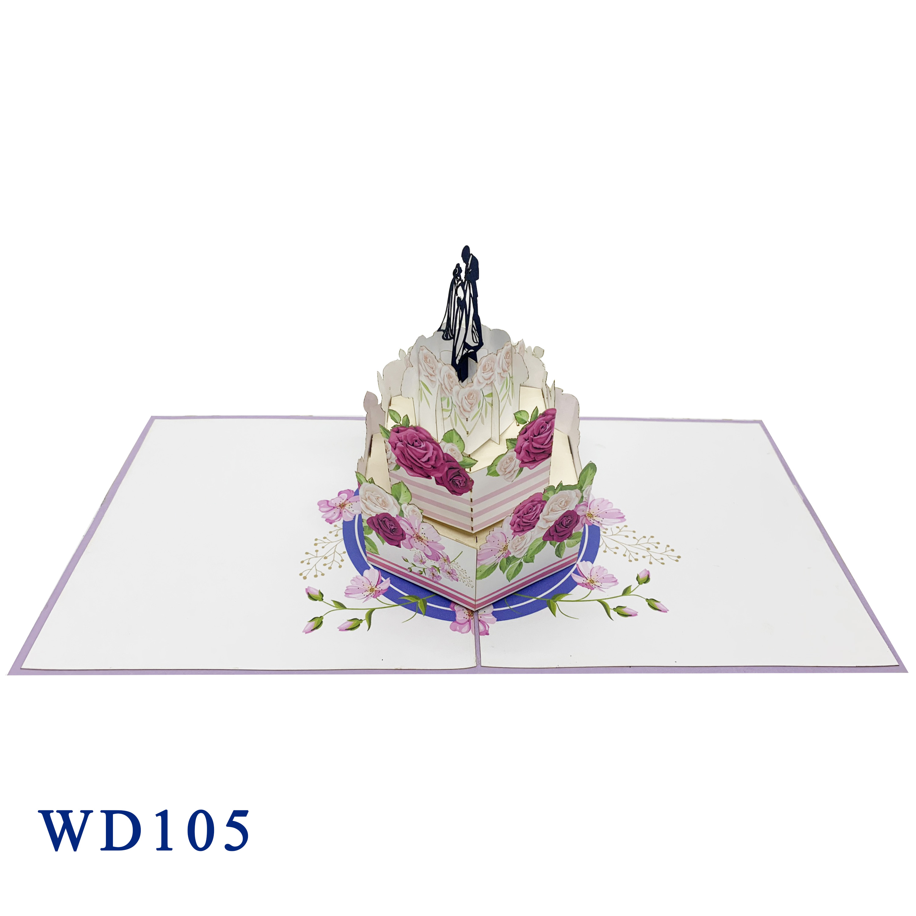 Wedding Cake Pop Up Card