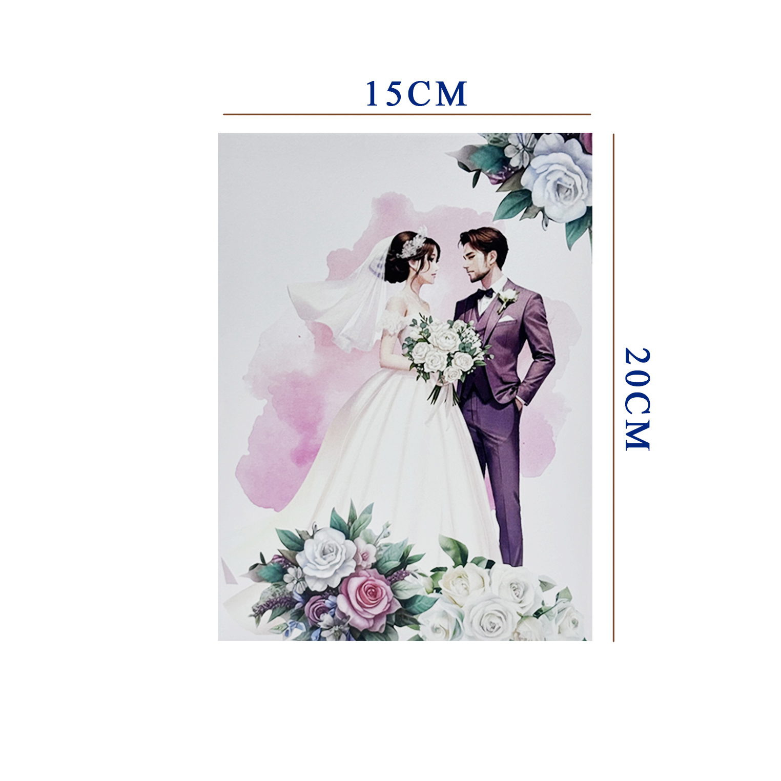Wedding Couple Pop-up Card
