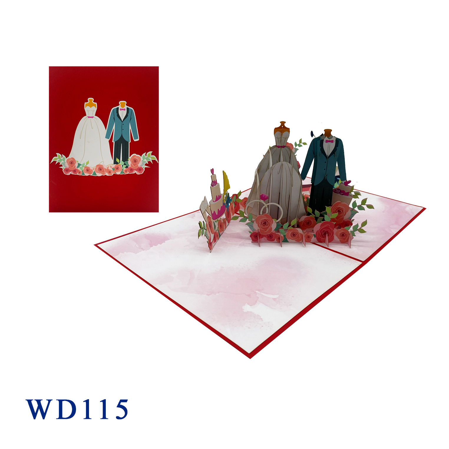 Wedding Pop Up Card