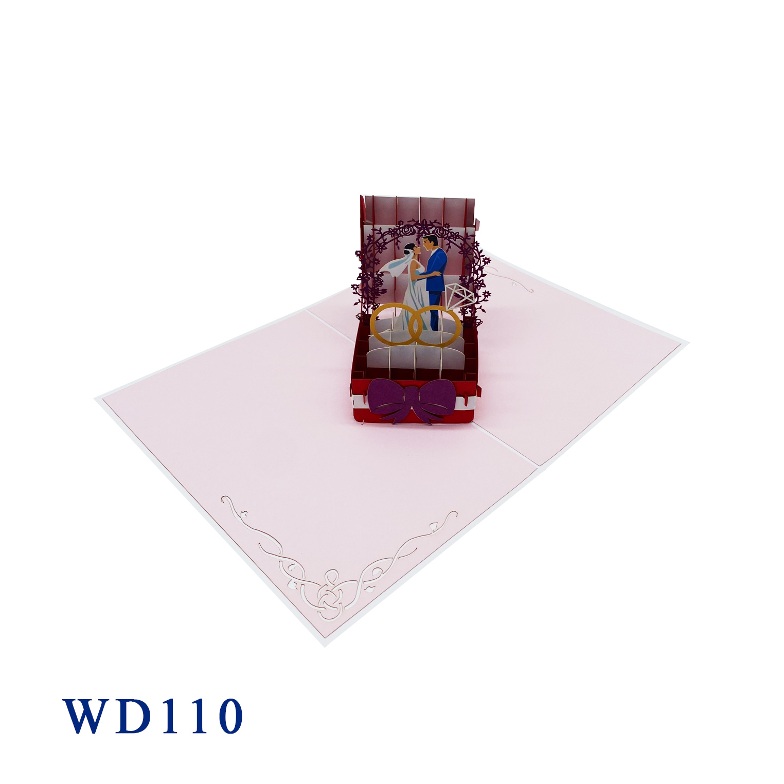 Wedding Ring Pop Up Card