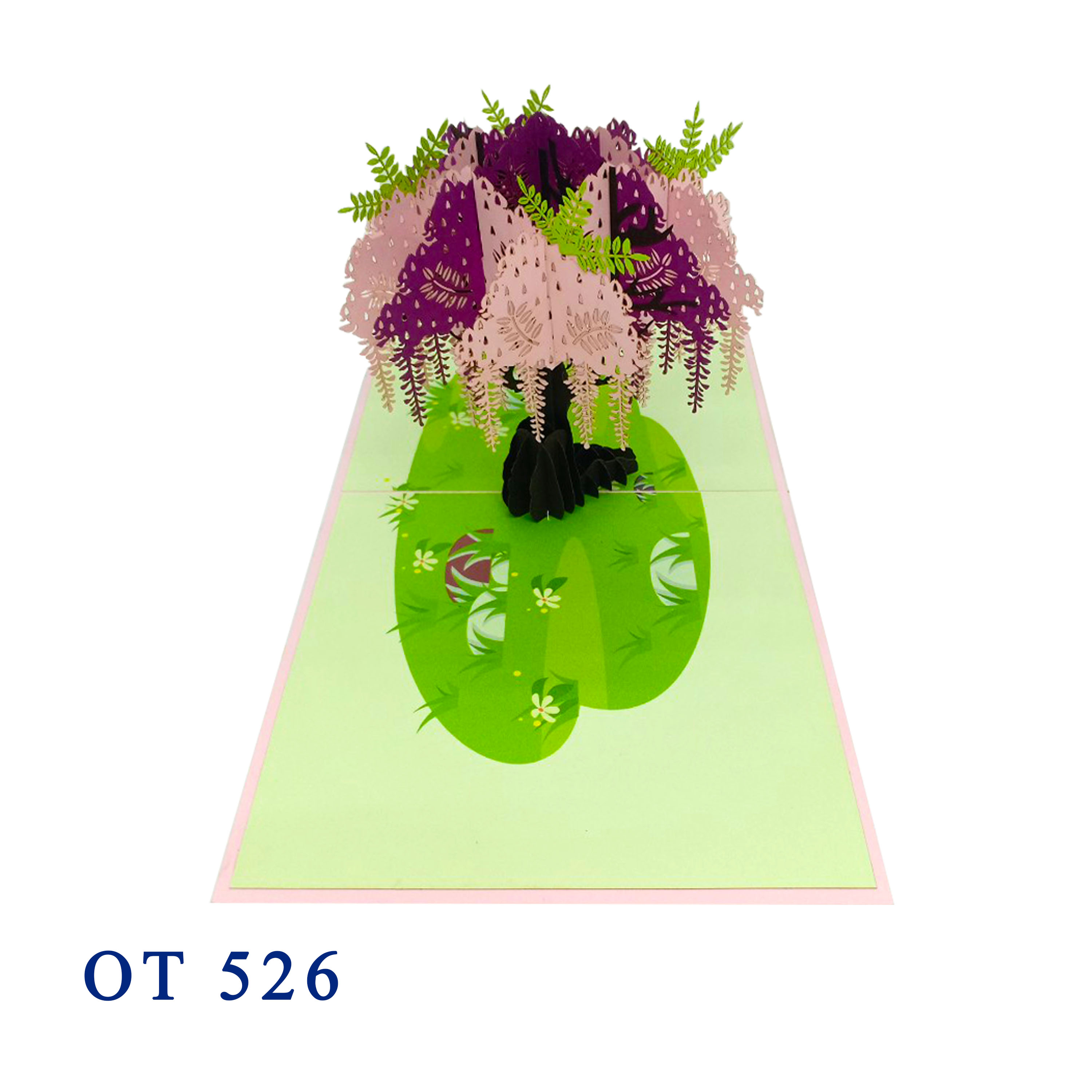 Wisteria Tree 3d Pop Up Card