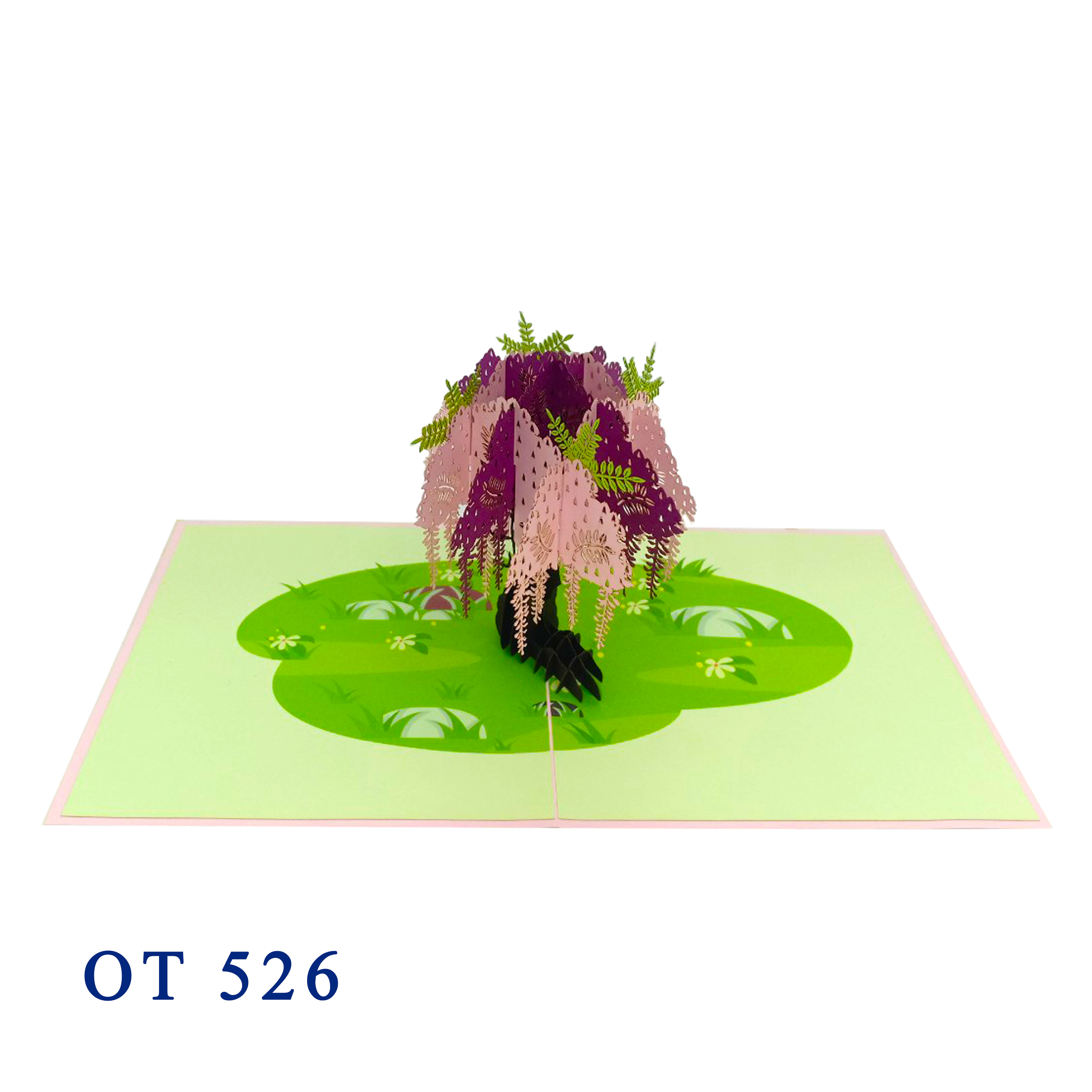 Wisteria Tree 3d Pop Up Card