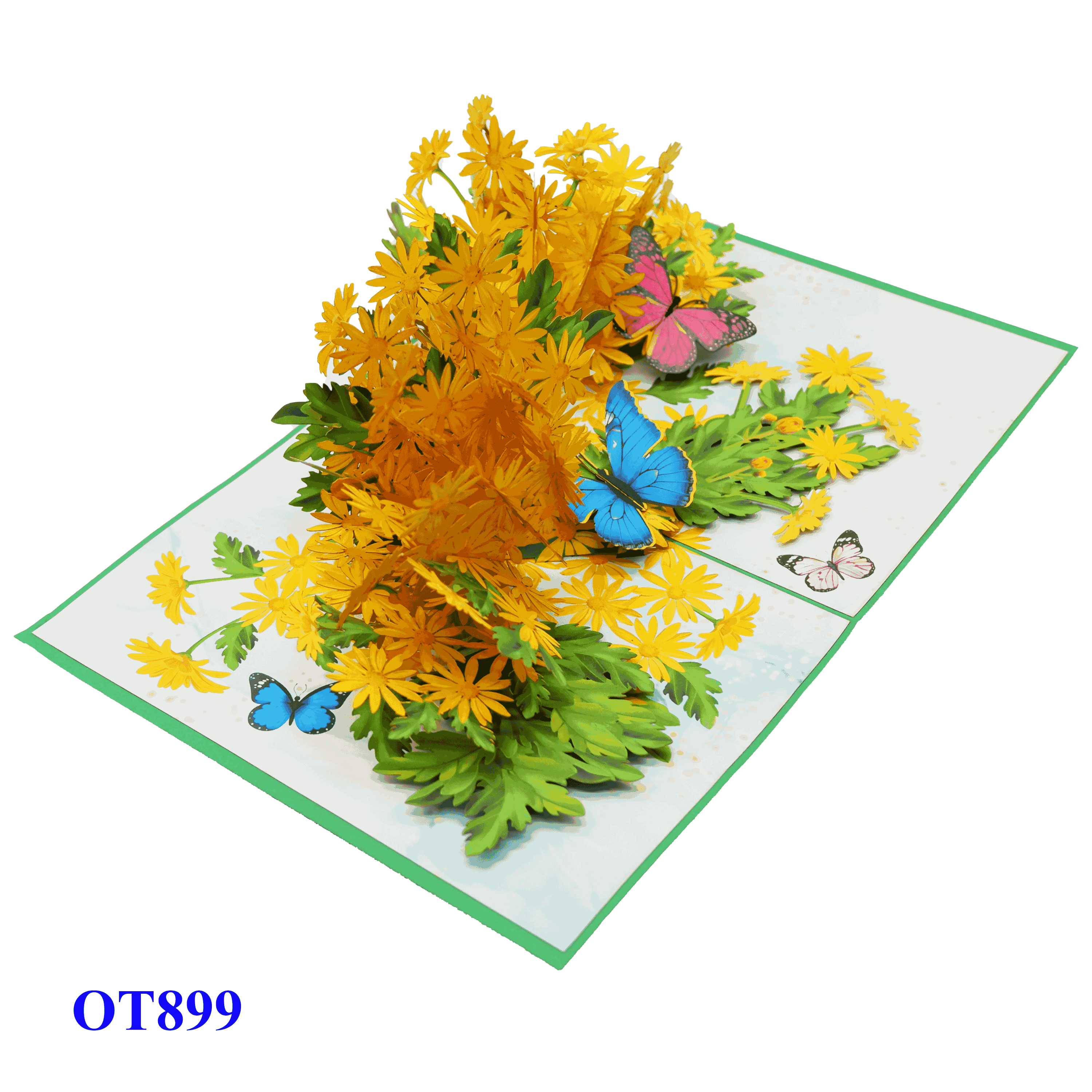 Yellow Daisy Pop Up Card