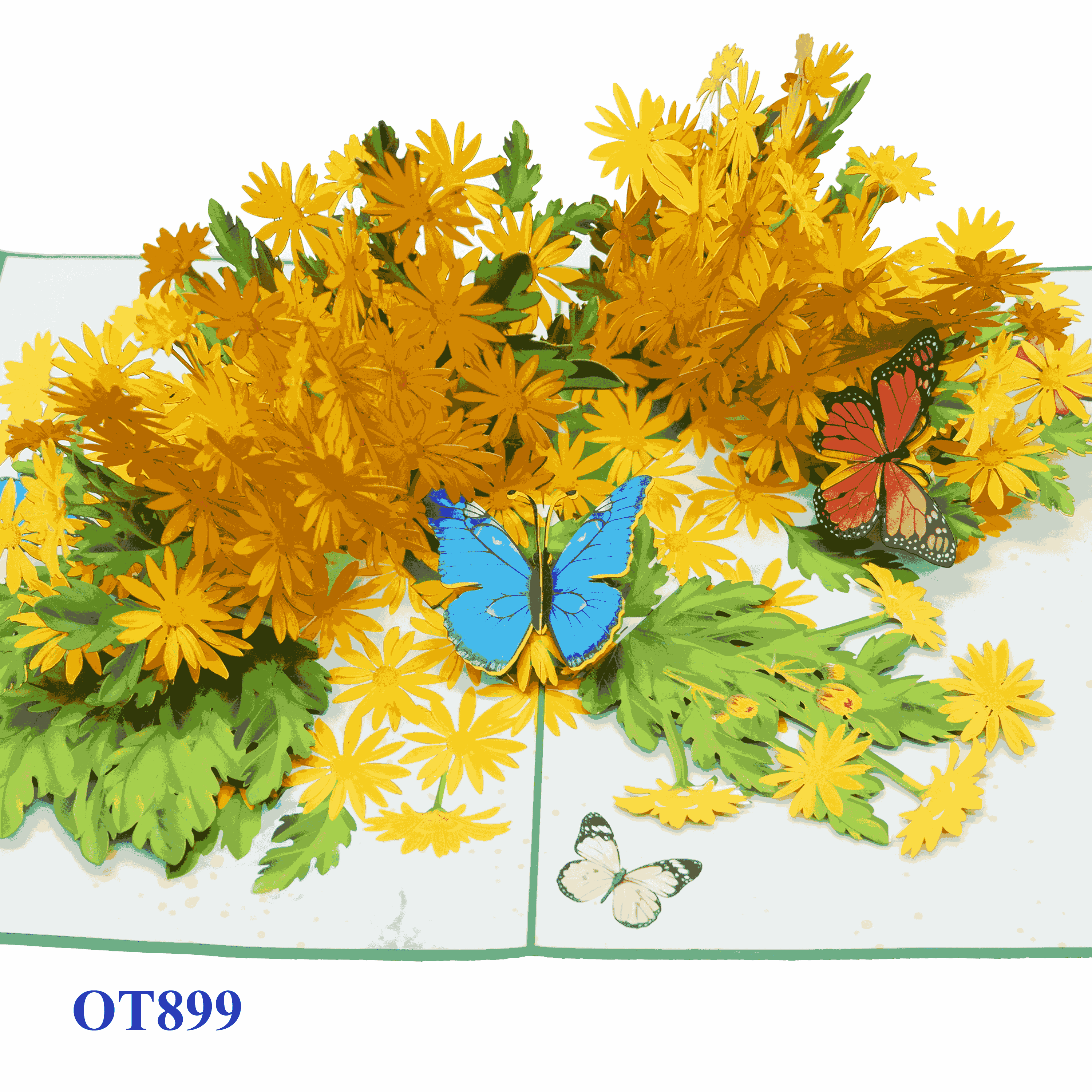 Yellow Daisy Pop Up Card