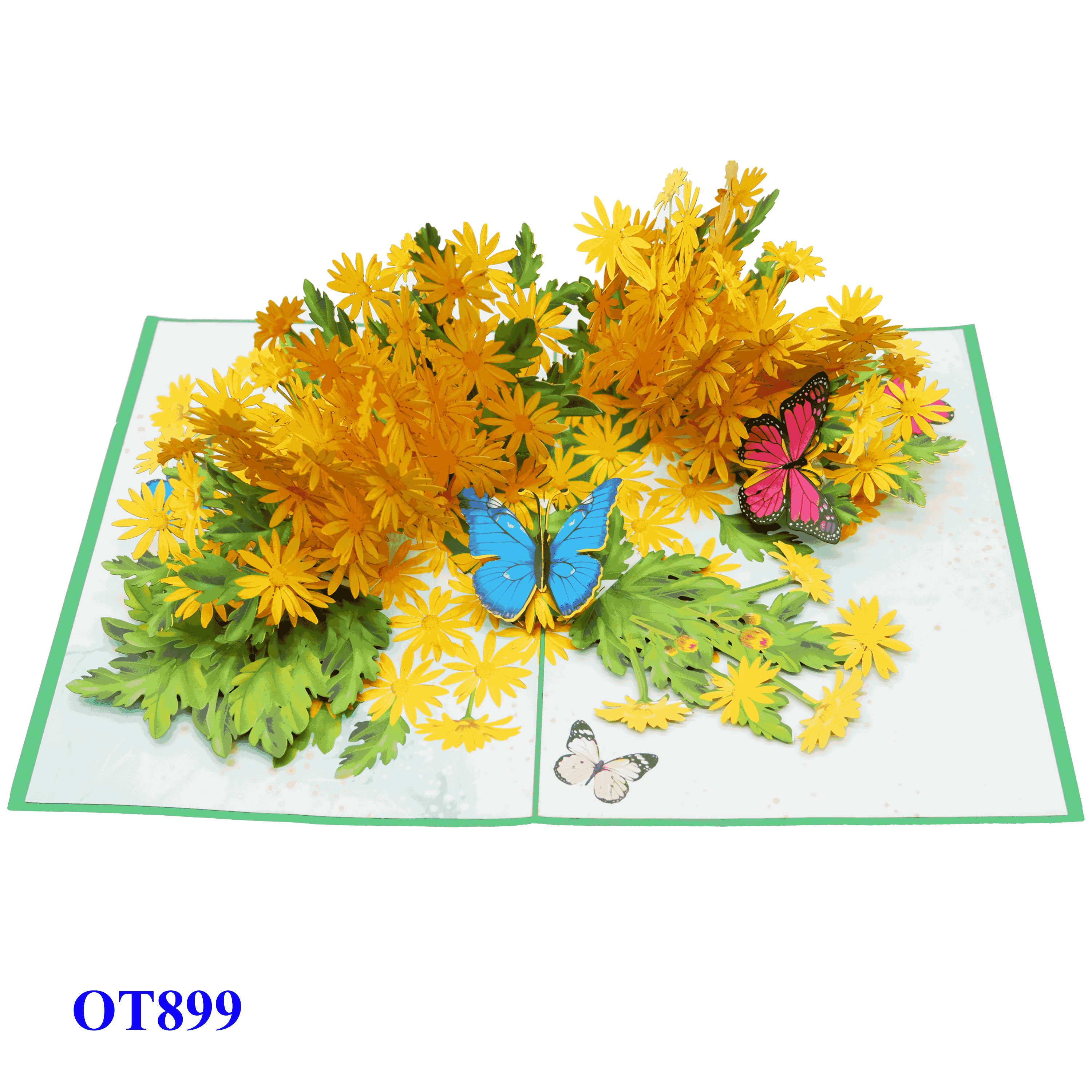 Yellow Daisy Pop Up Card