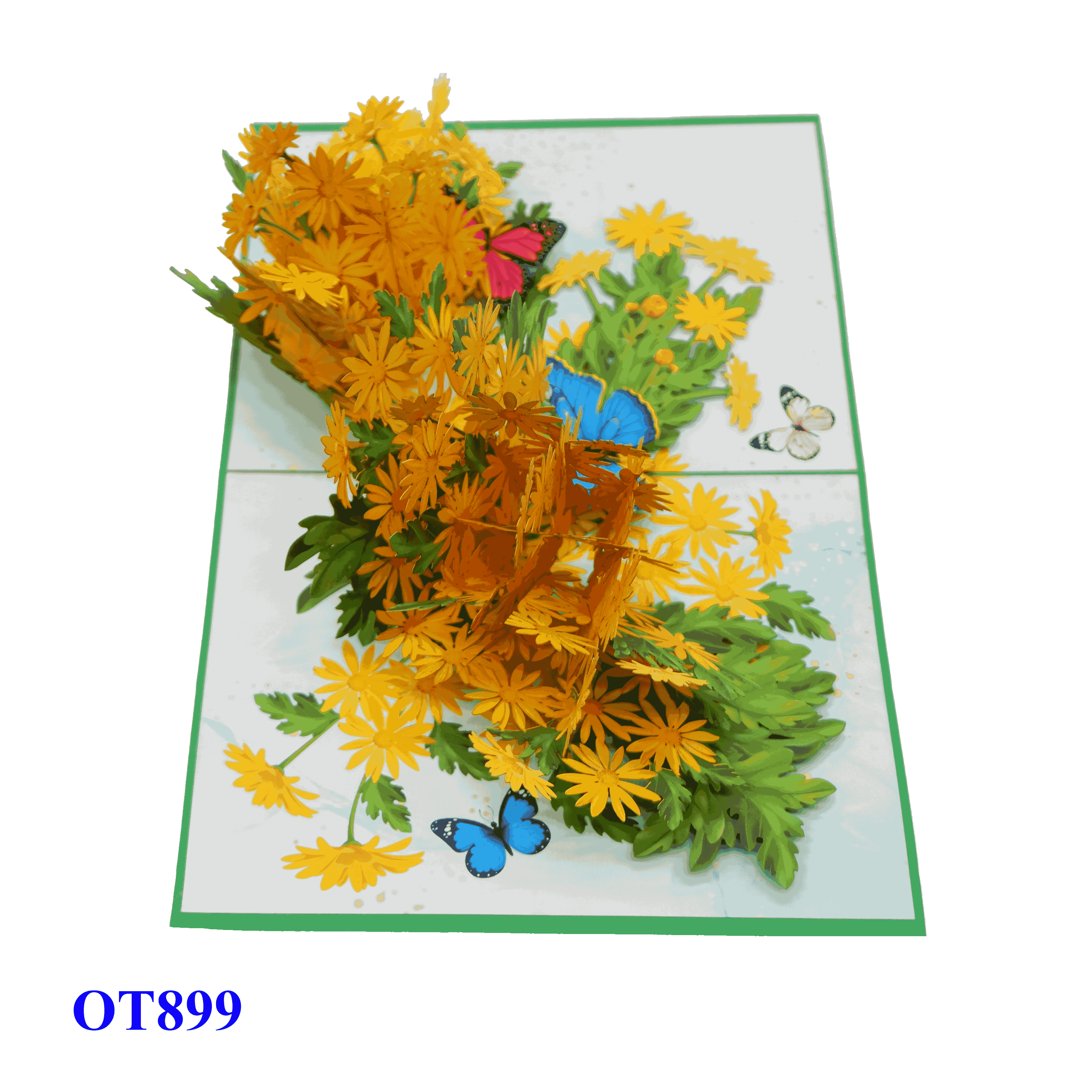 Yellow Daisy Pop Up Card