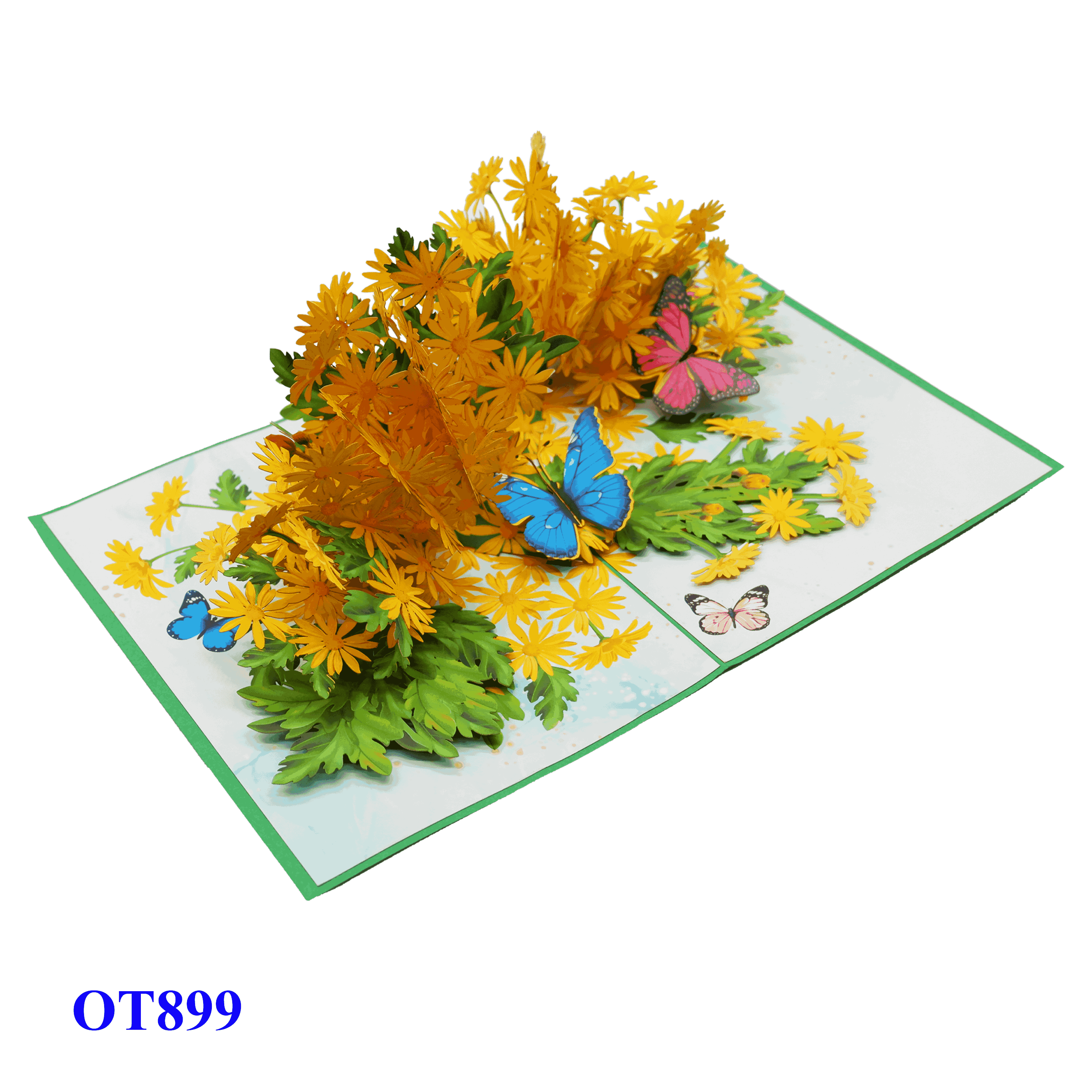 Yellow Daisy Pop Up Card