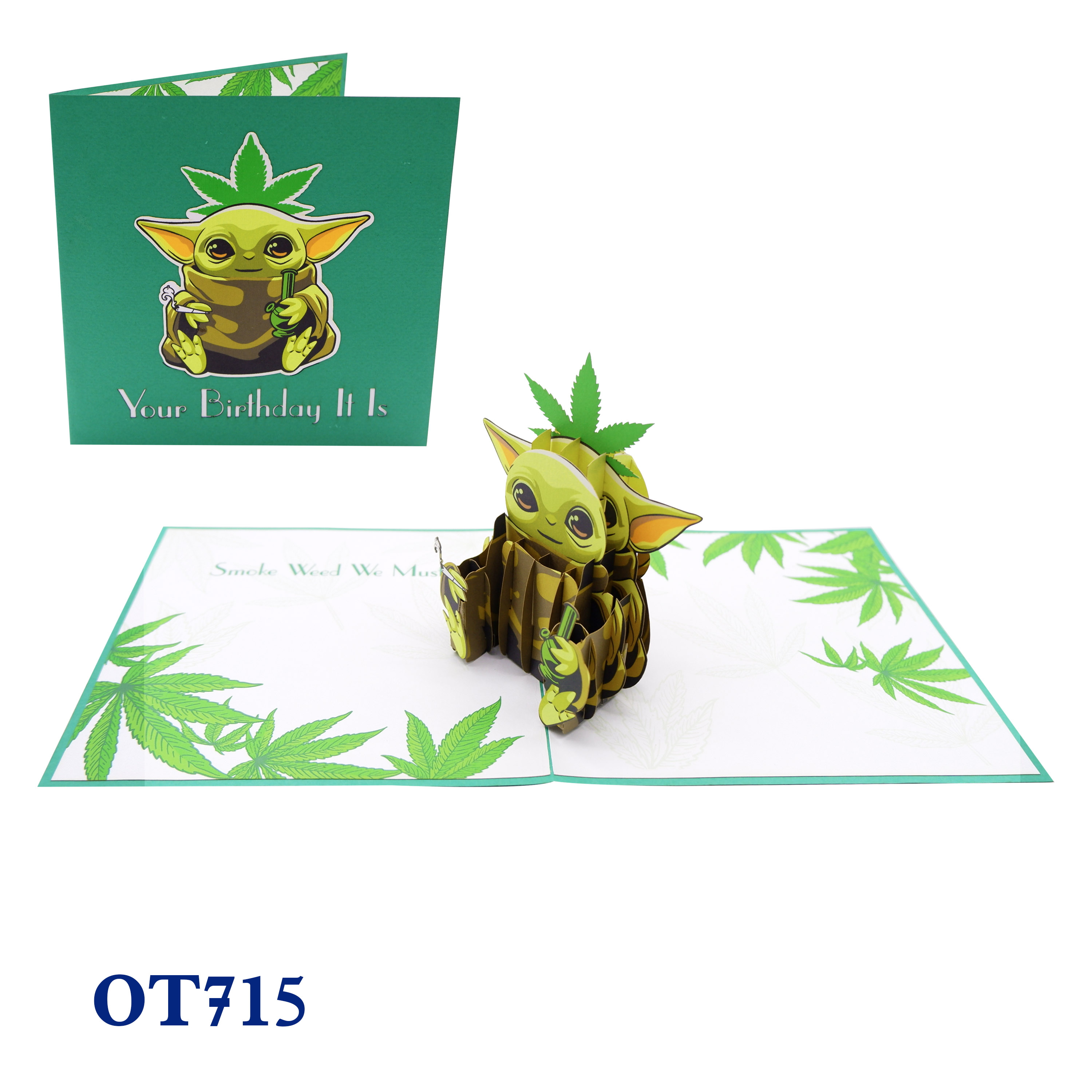 Yoda Pop Up Card