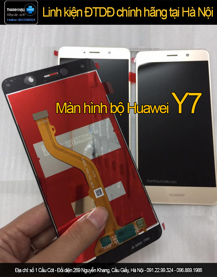 Màn hình huawei y7 full bộ chính hãng giá rẻ