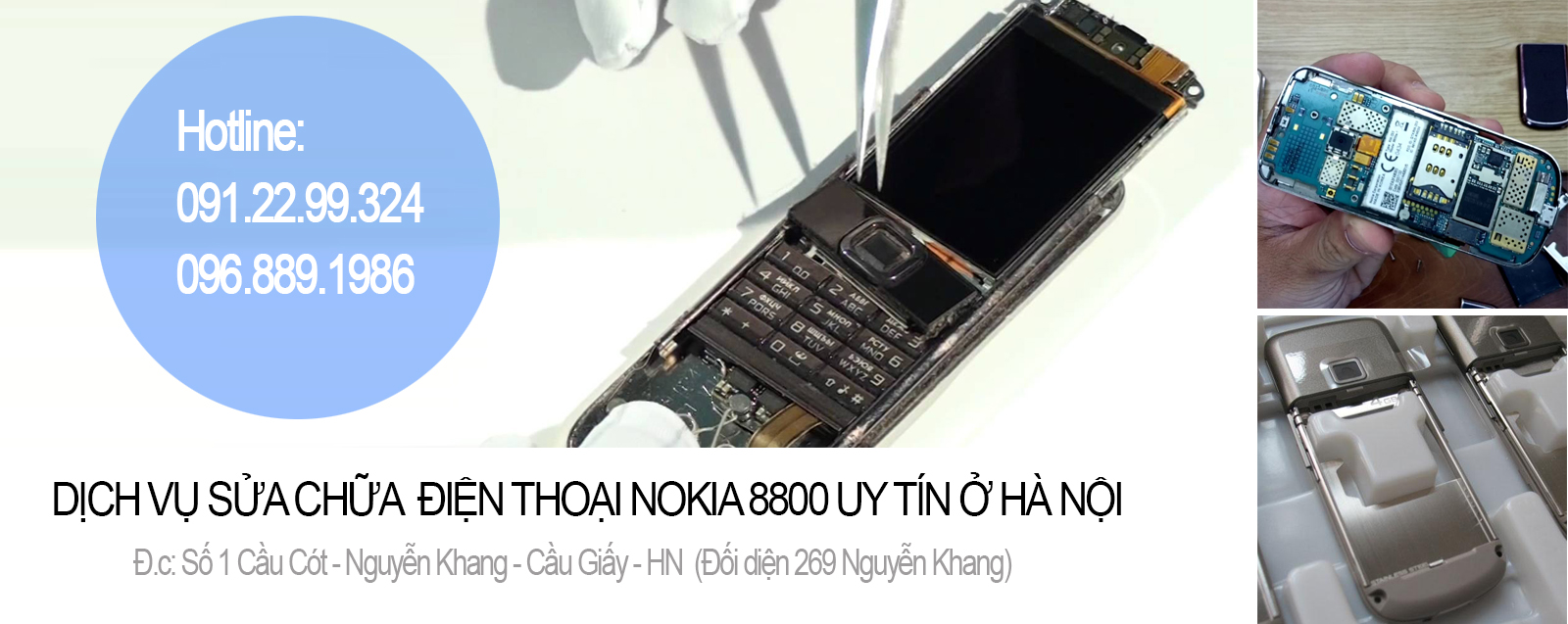 Sửa chữa điện thoại nokia 8800, sửa chữa nokia 8800, sửa 8800