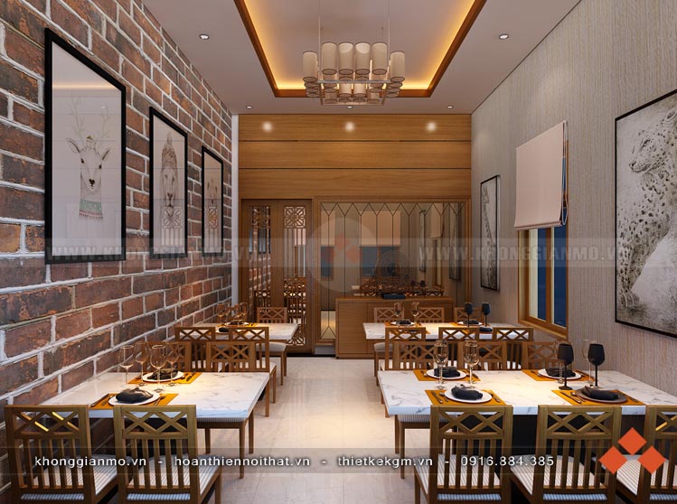 Thiết kế nội thất nhà hàng Sơn Cước Thiết kế nội thất nhà hàng Sơn Cước